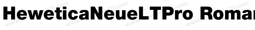 HeweticaNeueLTPro Roman字体转换